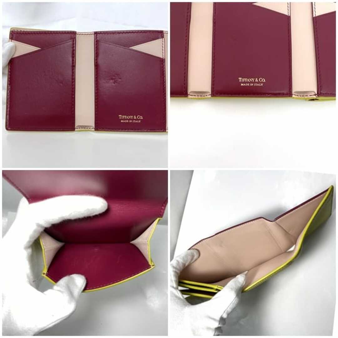 Tiffany & Co. - ティファニー 三つ折り 財布 ライムグリーン TC Tiffany & Co. - ティファニー 三つ折り 財布 ライムグリーン TC