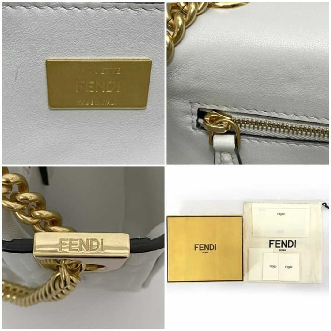 FENDI - フェンディ ショルダーバッグ バゲット チェーン ミディ FENDI - フェンディ ショルダーバッグ バゲット チェーン ミディ