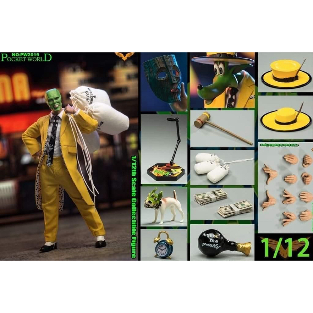 Pwtoys PW2019 マスク the maskジム・キャリー 1/12 - アメコミ Pwtoys PW2019 マスク the maskジム・キャリー 1/12 - アメコミ