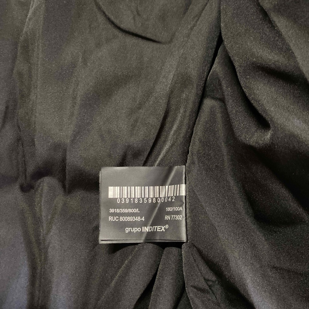 ZARA - ZARA クロップド パフジャケット ダウンジャケット 黒の ZARA - ZARA クロップド パフジャケット ダウンジャケット 黒の