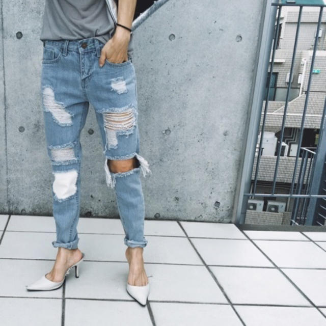 Ameri VINTAGE(アメリヴィンテージ)のrina様専用❤︎ameri THIN CLUSH DENIM レディースのパンツ(デニム/ジーンズ)の商品写真