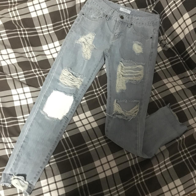 Ameri VINTAGE(アメリヴィンテージ)のrina様専用❤︎ameri THIN CLUSH DENIM レディースのパンツ(デニム/ジーンズ)の商品写真