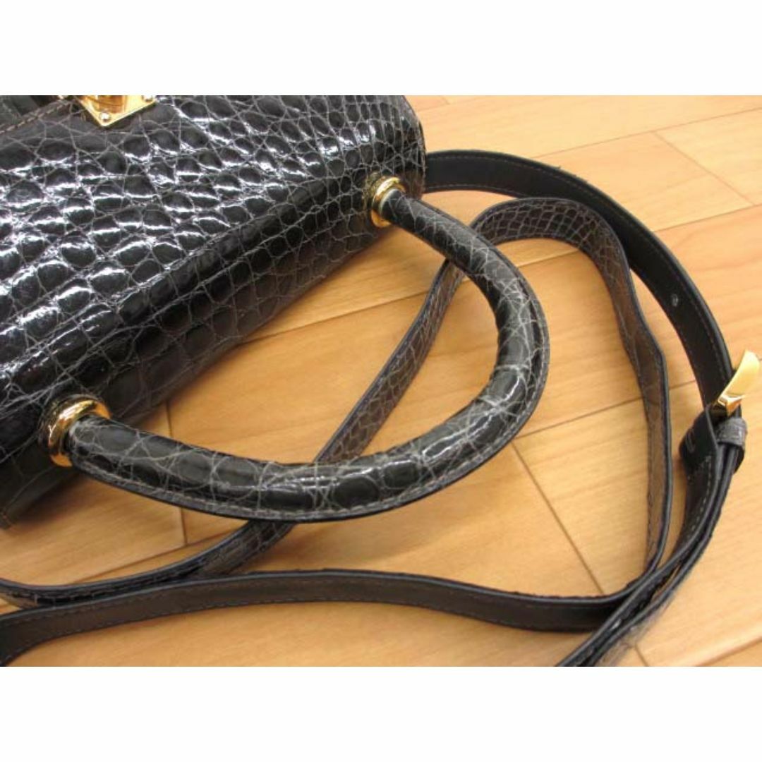 LOEWE - 良品 ロエベ LOEWE ヴィンテージ クロコダイル LOEWE - 良品 ロエベ LOEWE ヴィンテージ クロコダイル