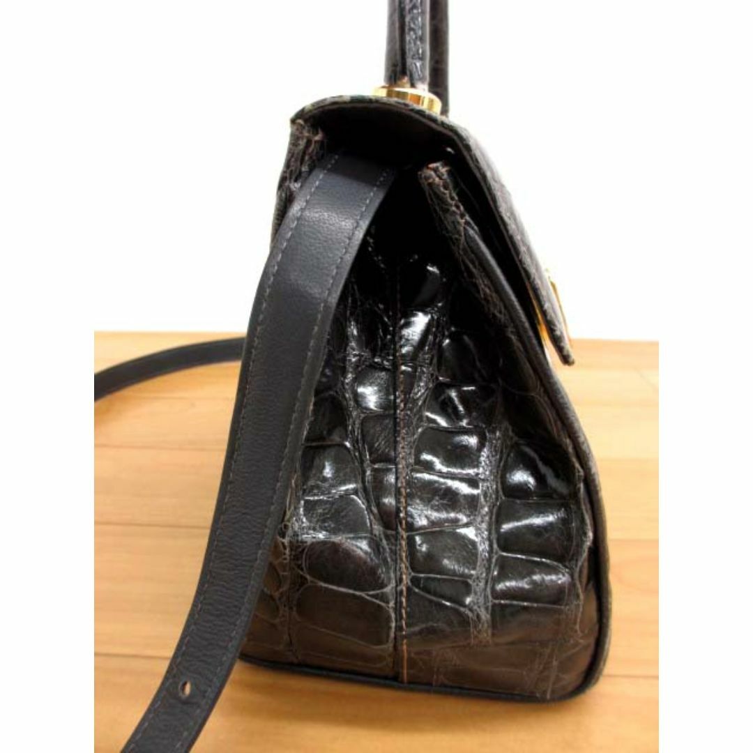 LOEWE - 良品 ロエベ LOEWE ヴィンテージ クロコダイル LOEWE - 良品 ロエベ LOEWE ヴィンテージ クロコダイル