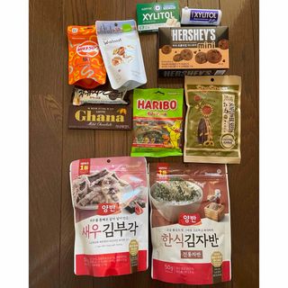 韓国　お菓子　海苔　チョコ　おつまみ　キシリトール　グミ等　セット(菓子/デザート)