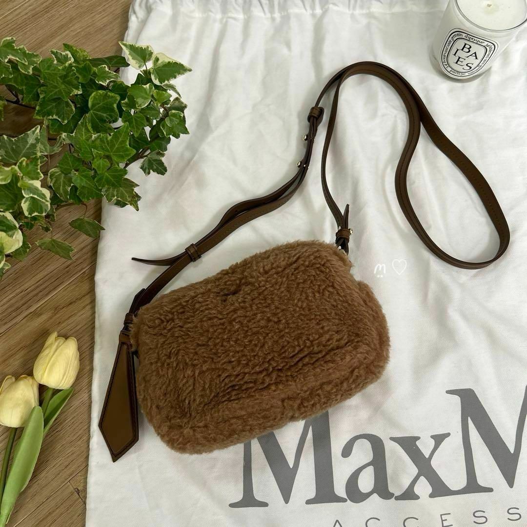 Max Maraマックスマーラ テディベアカメラバッグ ショルダー斜 Max Maraマックスマーラ テディベアカメラバッグ ショルダー斜