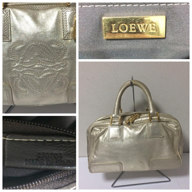 LOEWE(ロエベ)の定番人気 ロエベ アマソナ ボストンバッグ ゴールド系 レディースのバッグ(ボストンバッグ)の商品写真