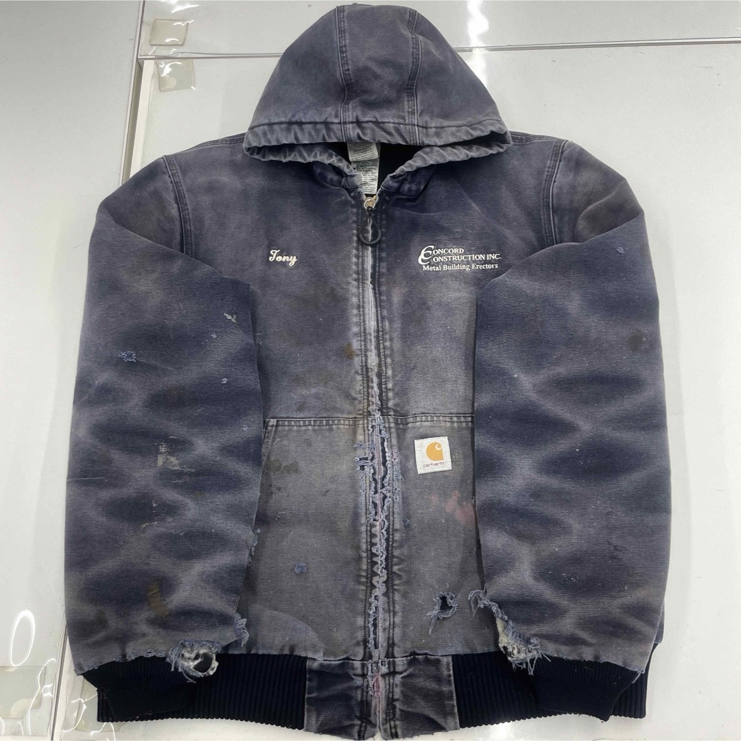 carhartt - カーハート アクティブジャケット 経年変化 鬼 carhartt - カーハート アクティブジャケット 経年変化 鬼
