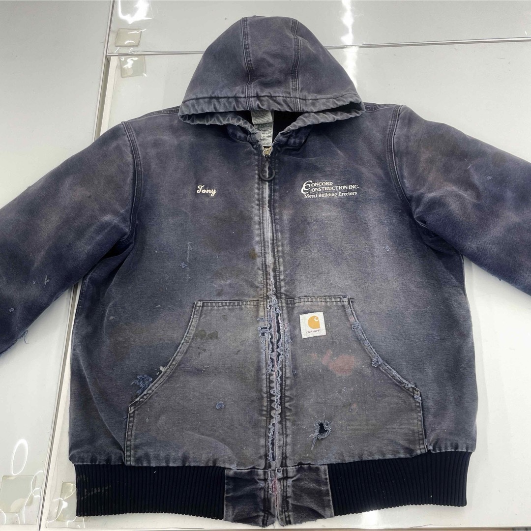carhartt - カーハート アクティブジャケット 経年変化 鬼 carhartt - カーハート アクティブジャケット 経年変化 鬼