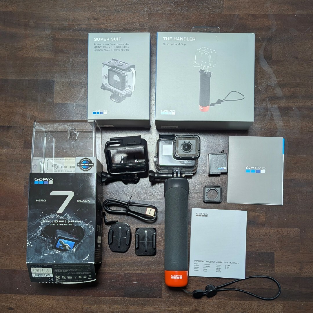 GoPro 持ち運べ HERO7 Black CHDHX-701-FW アクセサリーセット GoPro 持ち運べ HERO7 Black CHDHX-701-FW アクセサリーセット