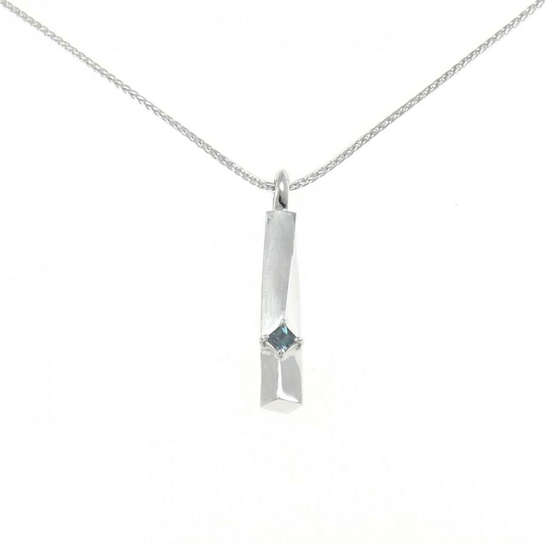 K18WG アレキサンドライト ネックレス 0.18CT