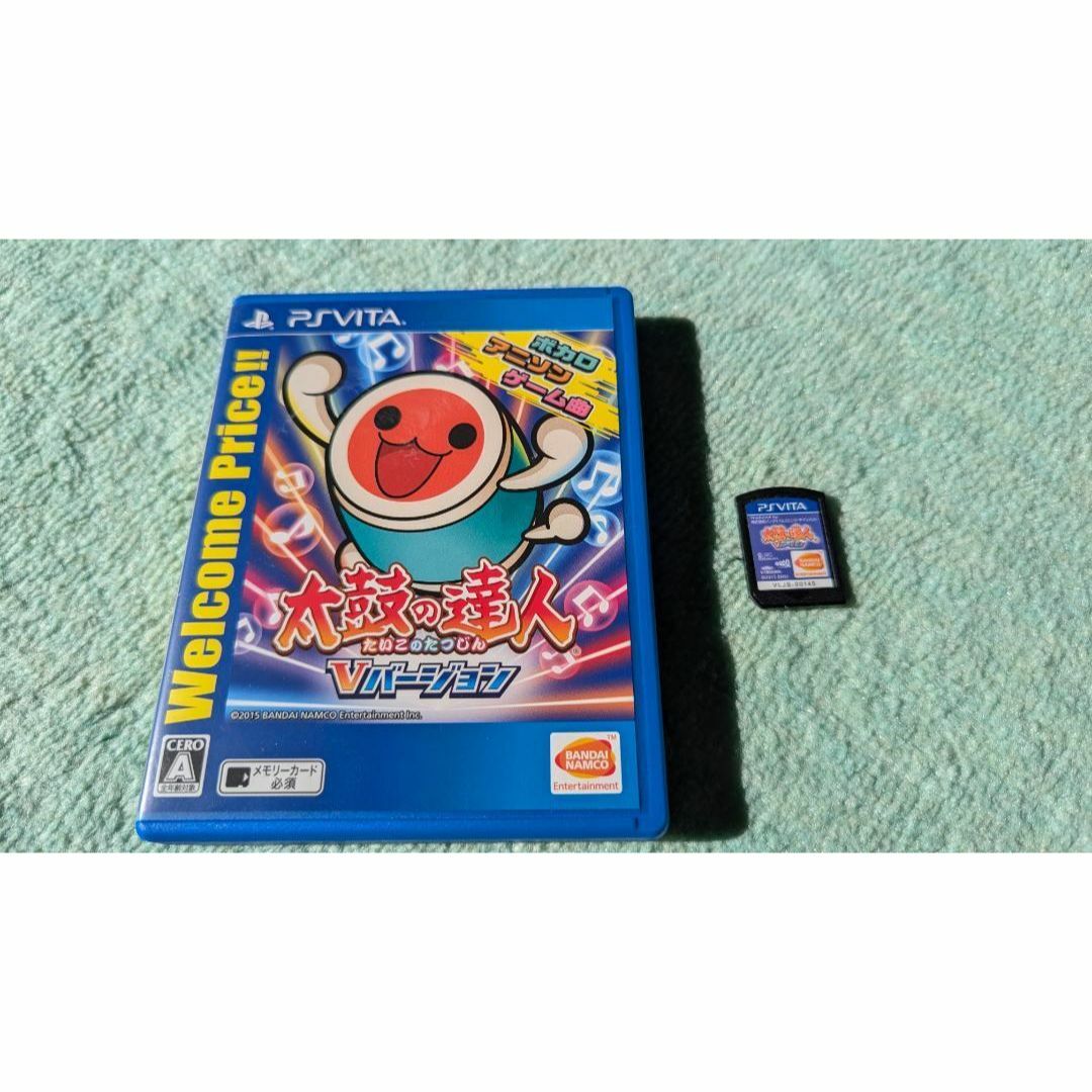 太鼓の達人 Vバージョン エンタメ/ホビーのゲームソフト/ゲーム機本体(携帯用ゲームソフト)の商品写真