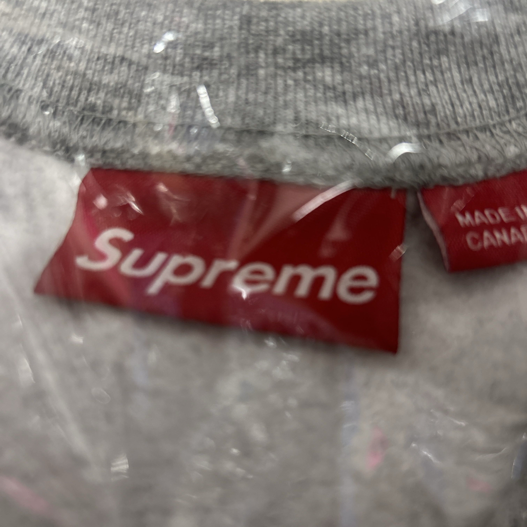 Supreme Small Box Crewneck Heather Grey Supreme Small Box Crewneck Heather Grey