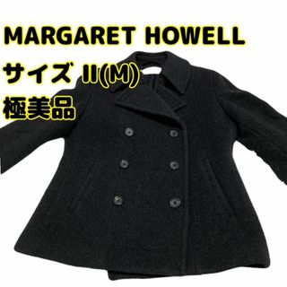 MARGARET HOWELL - マーガレットハウエル ピーコート カシミヤ混 MARGARET HOWELL - マーガレットハウエル ピーコート カシミヤ混