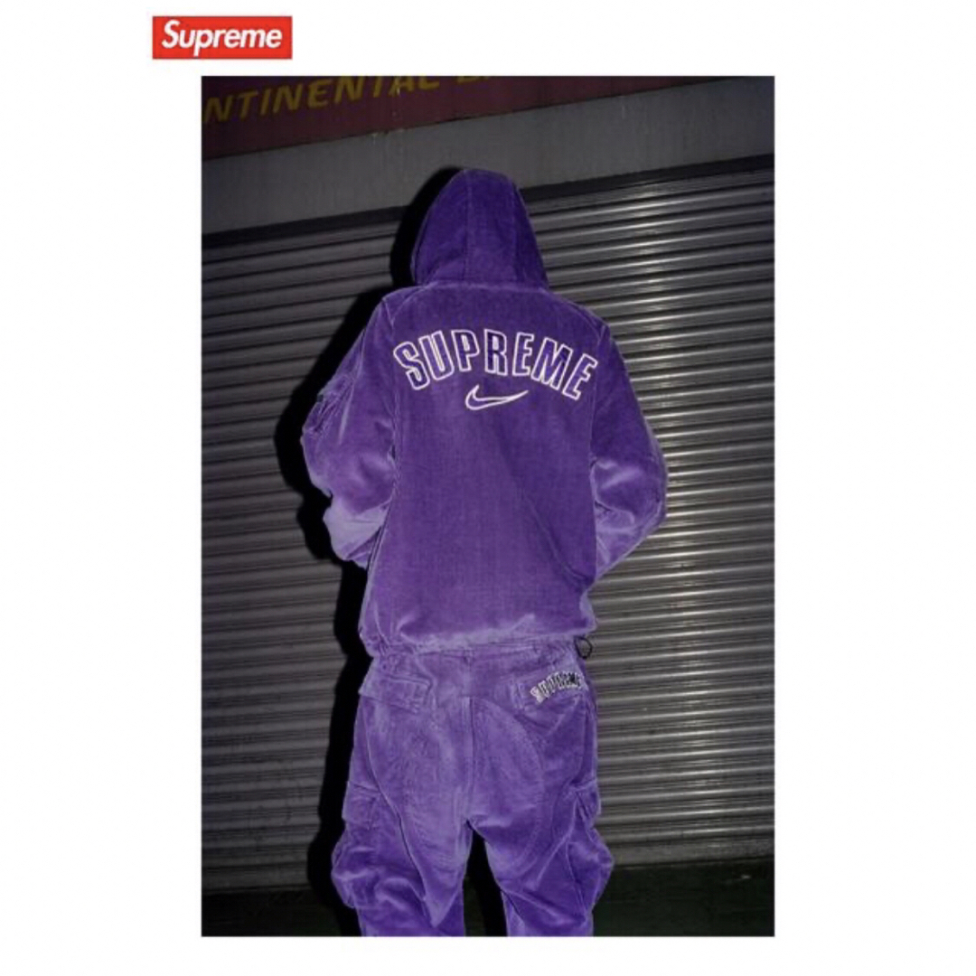 Supreme - 【紫XL】Supreme / Nike Arc Corduroy Hooded の通販 Supreme - 【紫XL】Supreme / Nike Arc Corduroy Hooded の通販