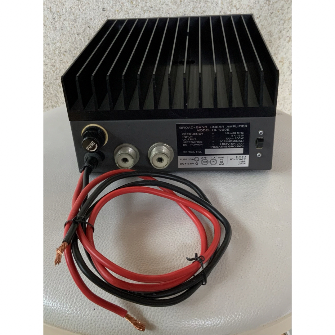 東京ハイパワー HL-200E リニアアンプ 1.9~30MHz HF帯 東京ハイパワー HL-200E リニアアンプ 1.9~30MHz HF帯