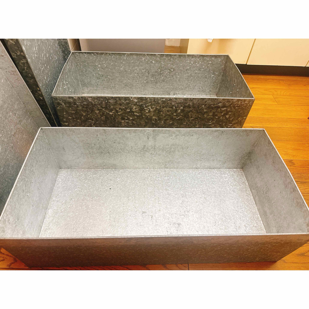 ブリキ 衣装ケース 着物収納 トタン2個セット ブリキ 衣装ケース 着物収納 トタン2個セット