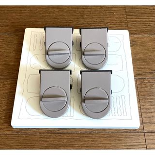 補助錠（4個セット） 窓 サッシ用(防災関連グッズ)