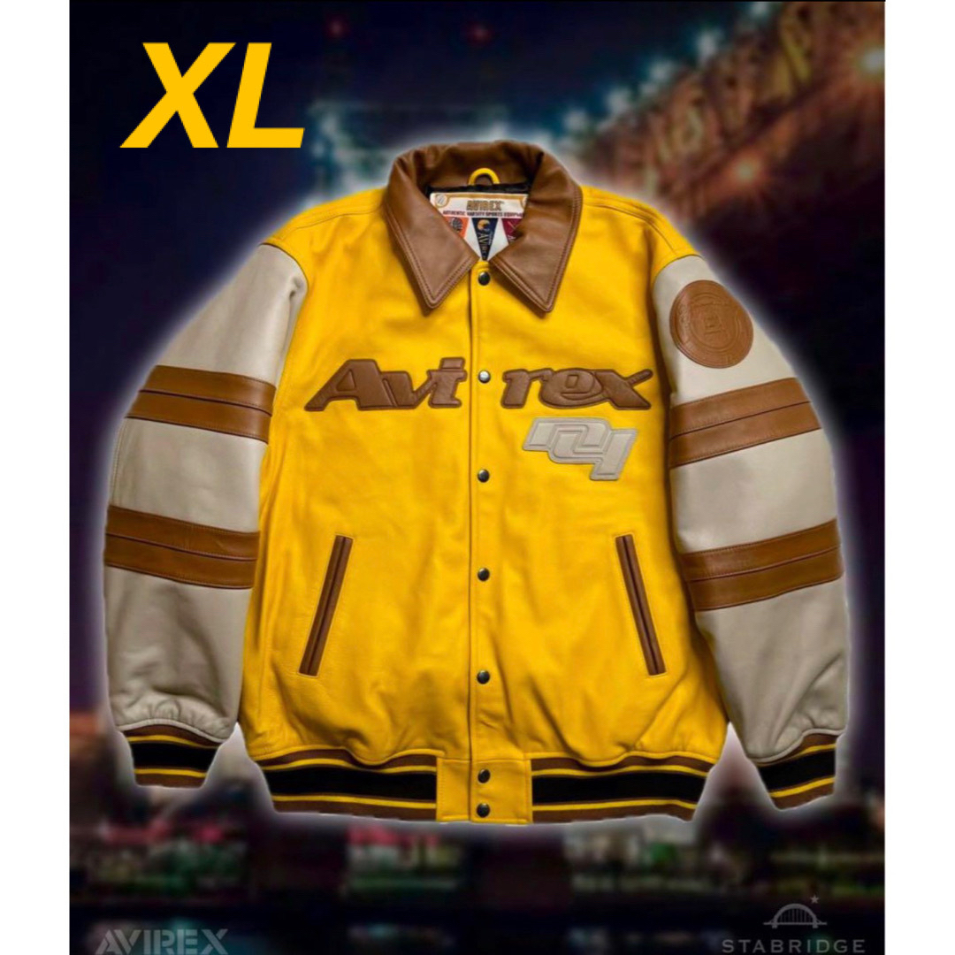 AVIREX - XL AVIREX STABRIDGE VARSITY JACKETの通販 by ぽぽ AVIREX - XL AVIREX STABRIDGE VARSITY JACKETの通販 by ぽぽ