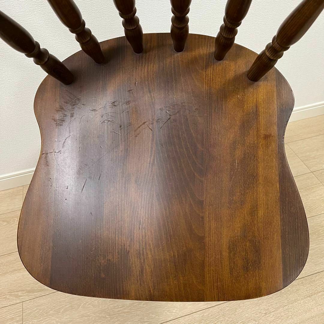 え66【柏木工】ウィンザーチェア 飛騨家具 食堂椅子 カシワ え66【柏木工】ウィンザーチェア 飛騨家具 食堂椅子 カシワ