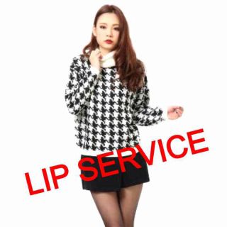 リップサービス(LIP SERVICE)のLIP SERVICE 千鳥柄ニット(ニット/セーター)