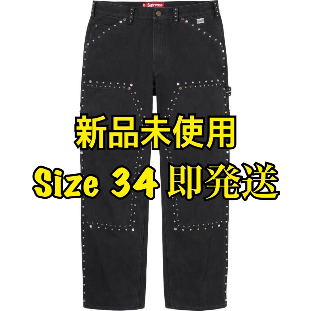 デニム+ジーンズ Supreme - Supreme Simon Studded Double Knee Pant 1