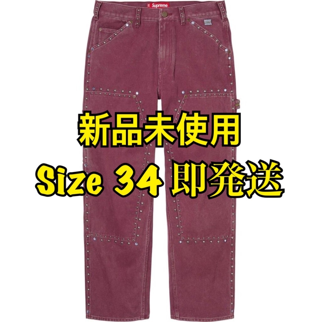 デニム+ジーンズ Supreme - Supreme Simon Studded Double Knee Pant 3