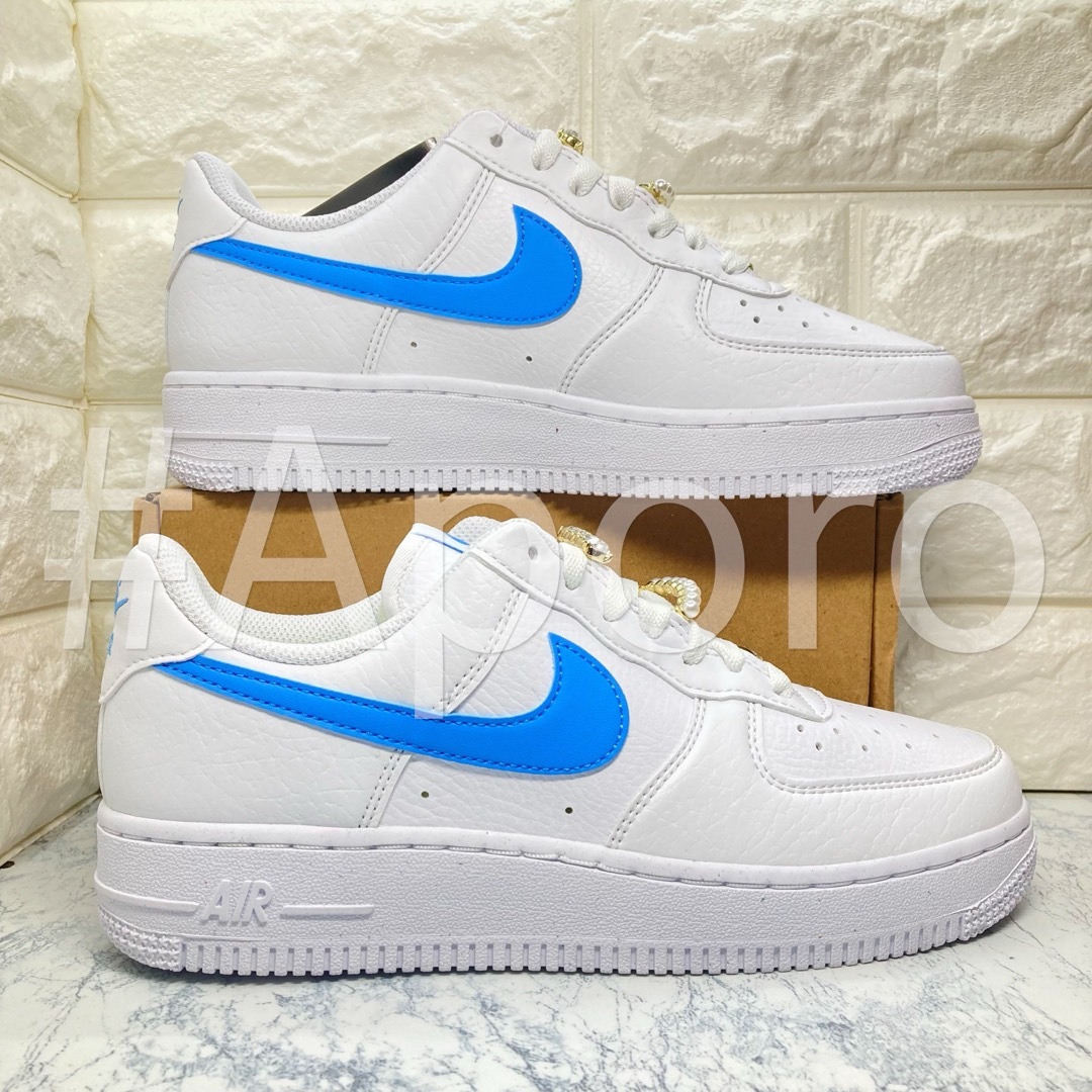 NIKE - NIKE ナイキ AIR FORCE 1 エアフォース1 ブルー パール NIKE - NIKE ナイキ AIR FORCE 1 エアフォース1 ブルー パール