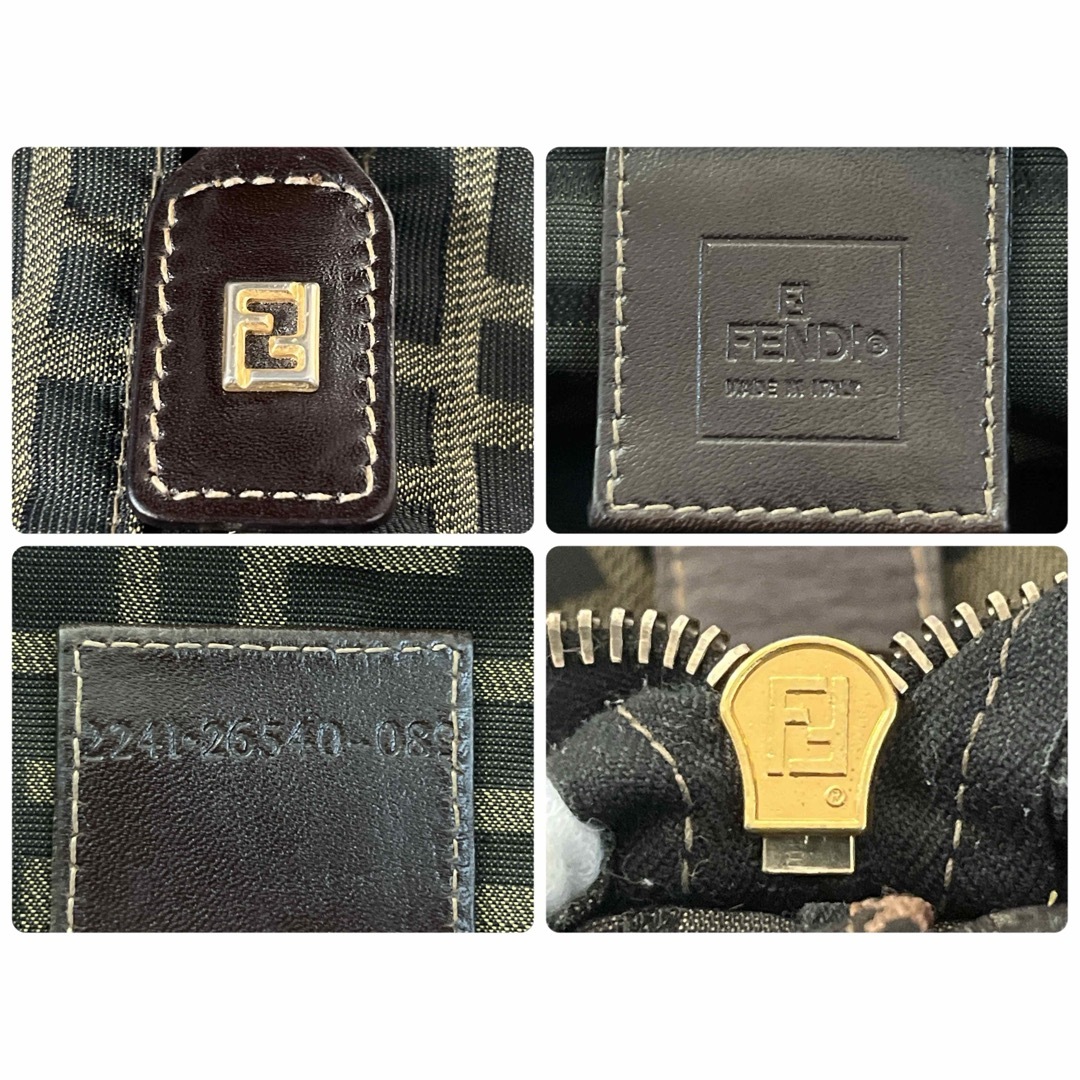 フェンディ バニティバッグ アクセサリーポーチ ズッカ柄 ロゴ フェンディ バニティバッグ アクセサリーポーチ ズッカ柄 ロゴ