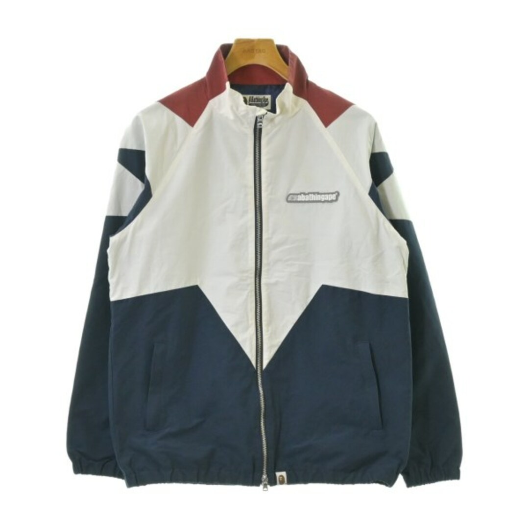 A BATHING APE ブルゾン(その他) M 紺x白x赤 【古着】 A BATHING APE ブルゾン(その他) M 紺x白x赤 【古着】