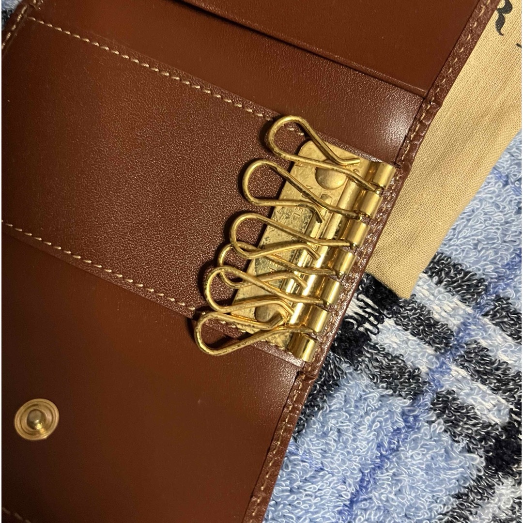 BURBERRY - 新品未使用 タグ有り 保存袋付き バーバリー 6連 BURBERRY - 新品未使用 タグ有り 保存袋付き バーバリー 6連