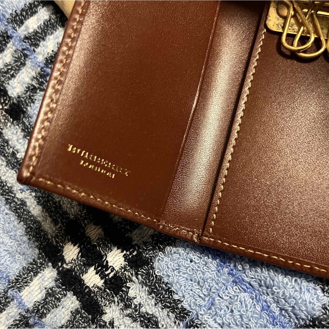 BURBERRY - 新品未使用 タグ有り 保存袋付き バーバリー 6連 BURBERRY - 新品未使用 タグ有り 保存袋付き バーバリー 6連