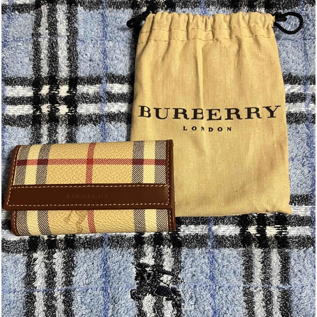 BURBERRY - 新品未使用 タグ有り 保存袋付き バーバリー 6連 BURBERRY - 新品未使用 タグ有り 保存袋付き バーバリー 6連