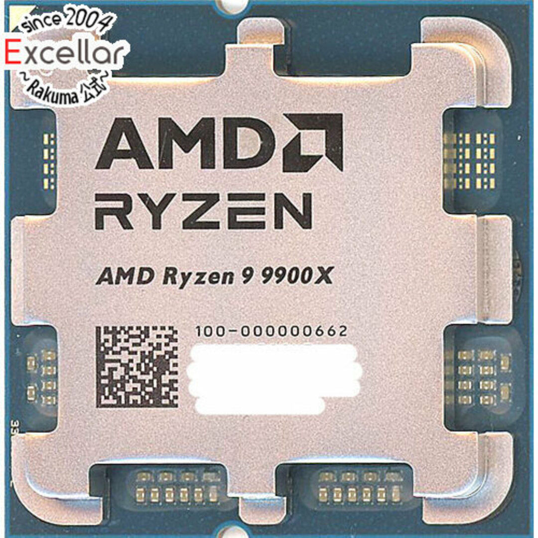 AMD(エーエムディー)の【バルク新品】 AMD Ryzen 9 9900X 100-000000662 4.4Hz SocketAM5 スマホ/家電/カメラのPC/タブレット(PCパーツ)の商品写真
