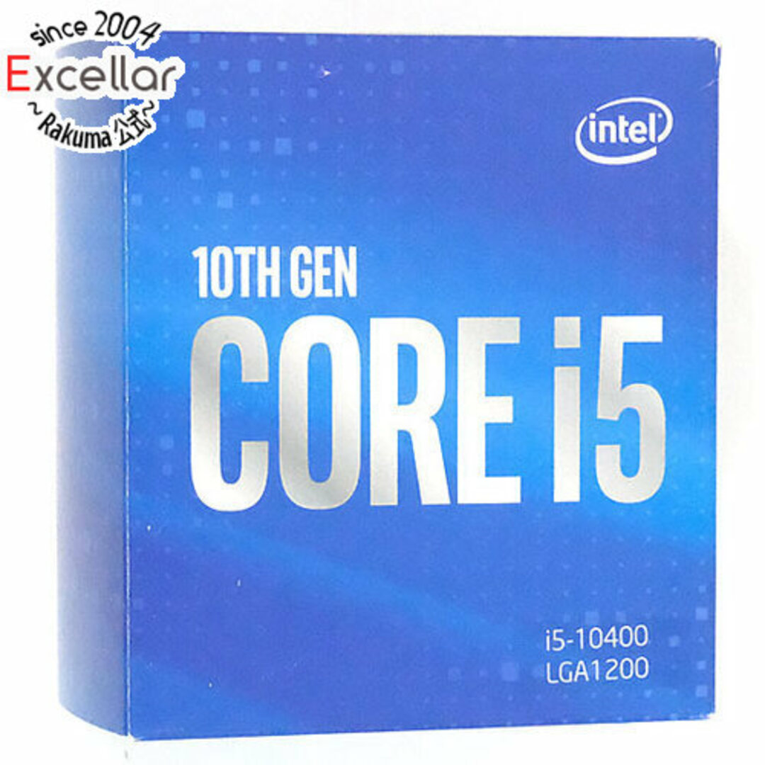 intel - Core i5 10400 2.9GHz 12M LGA1200 65W SRH78 元箱あり intel - Core i5 10400 2.9GHz 12M LGA1200 65W SRH78 元箱あり