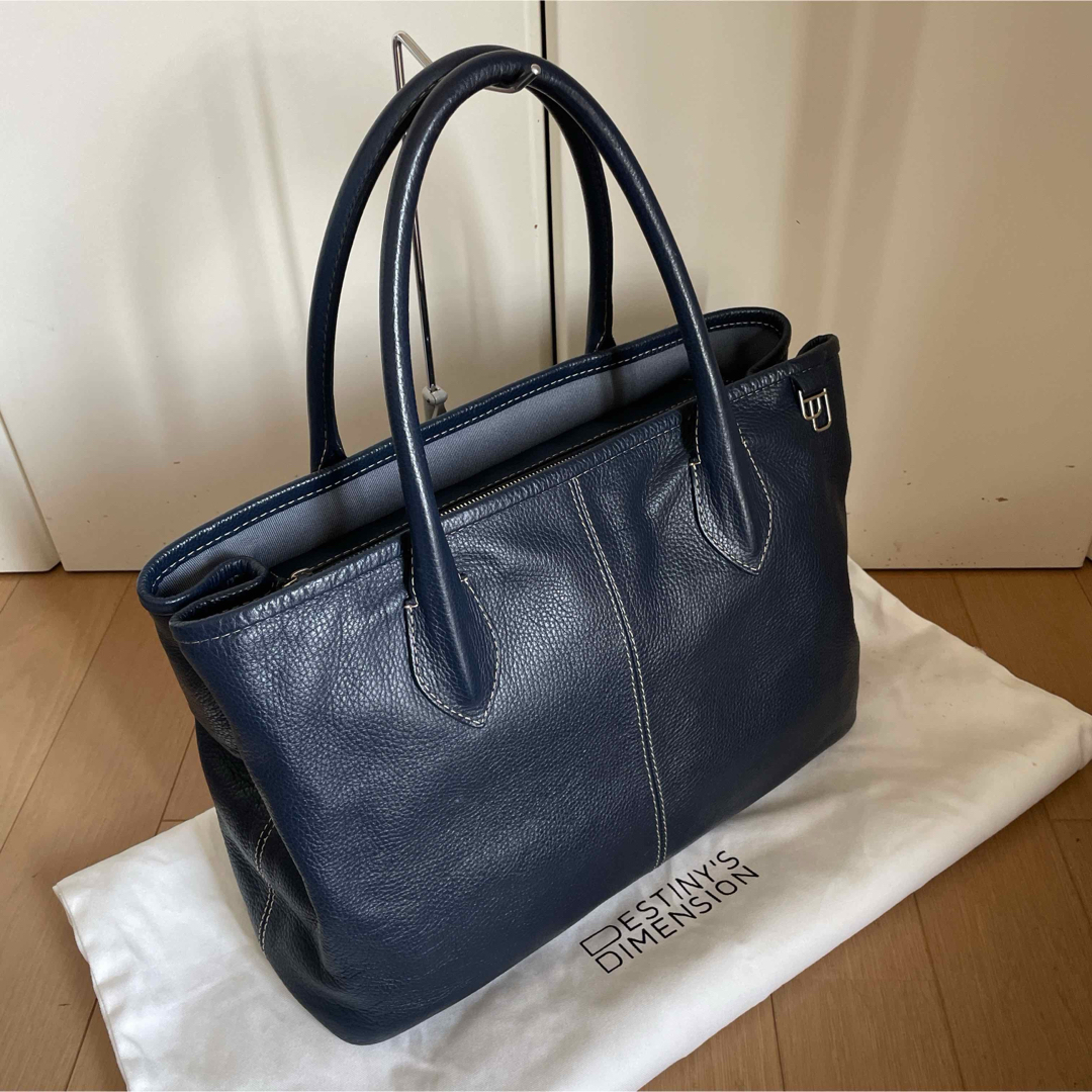 DESTINY'S DIMENSIONトートバッグウェストウッド2 中古ネイビー DESTINY'S DIMENSIONトートバッグウェストウッド2 中古ネイビー