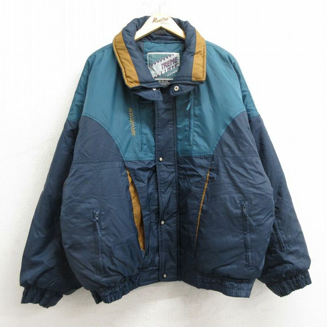 XL☆古着 長袖 ナイロン ジャケット メンズ 90年代 90s EXTREME XL☆古着 長袖 ナイロン ジャケット メンズ 90年代 90s EXTREME