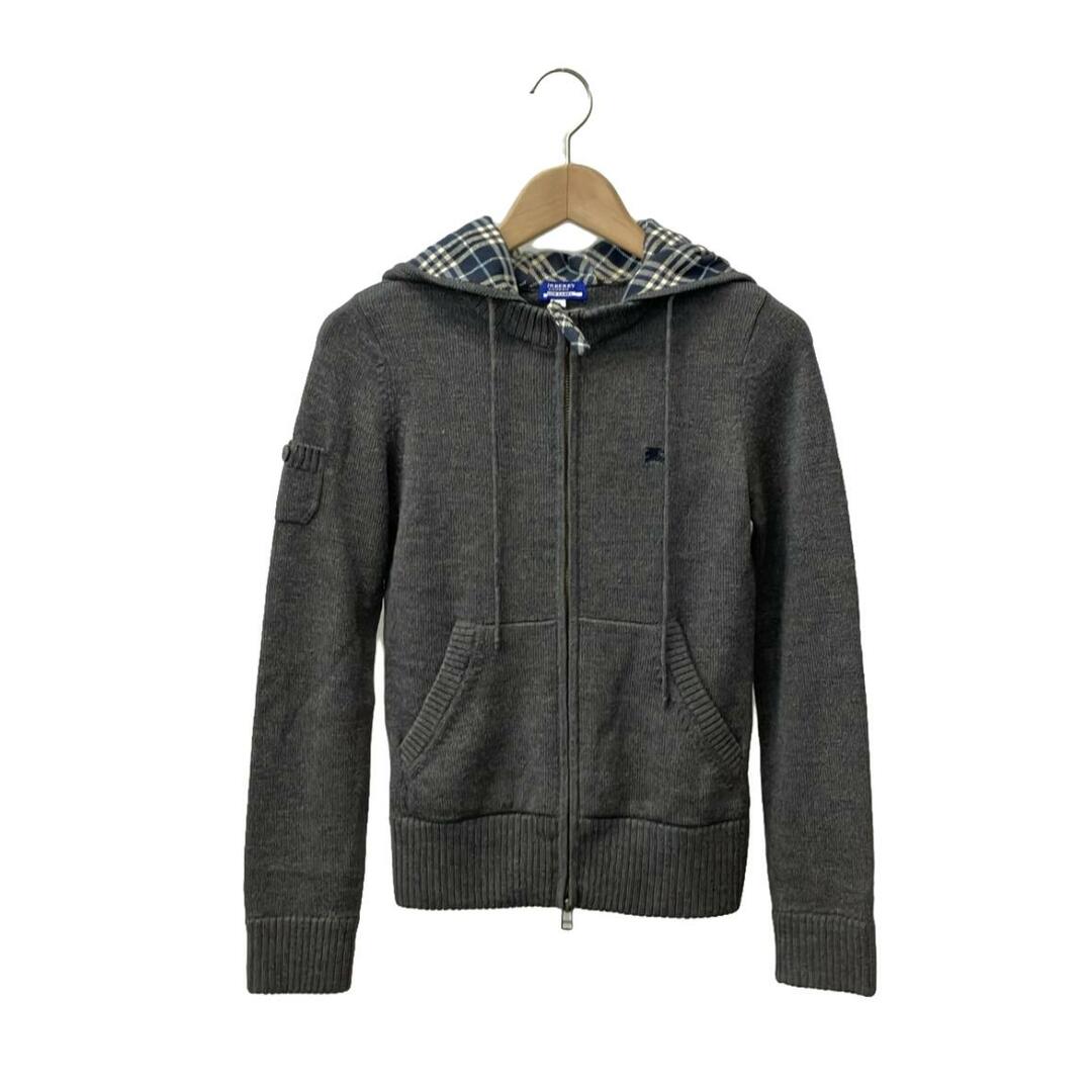 BURBERRY BLUE LABEL - 訳あり バーバリーブルーレーベル ジップ BURBERRY BLUE LABEL - 訳あり バーバリーブルーレーベル ジップ