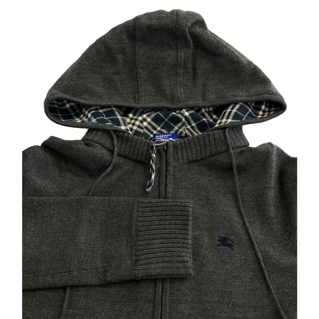 BURBERRY BLUE LABEL - 訳あり バーバリーブルーレーベル ジップ BURBERRY BLUE LABEL - 訳あり バーバリーブルーレーベル ジップ
