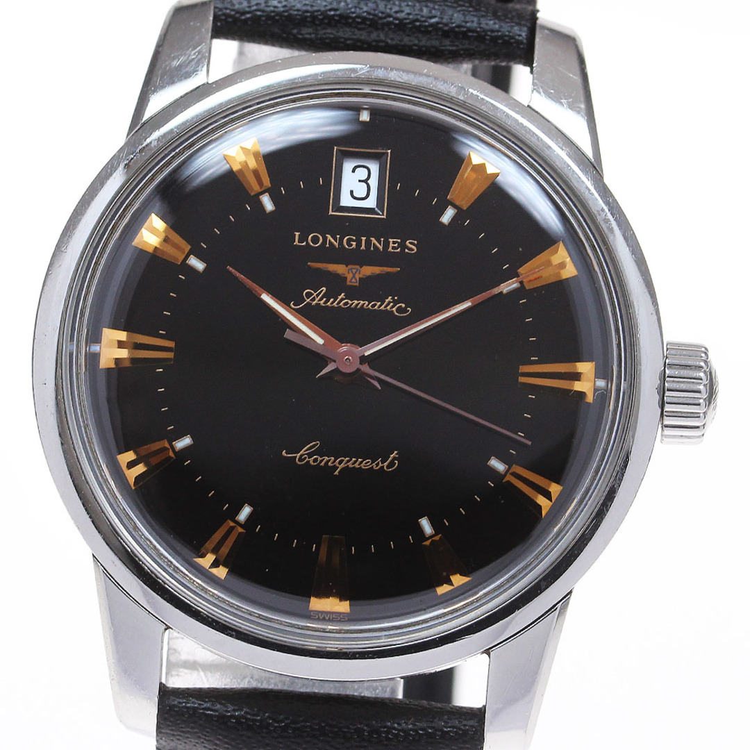 LONGINES - ロンジン LONGINES L1.611.4 コンクエスト デイト 自動巻き メンズ _844346