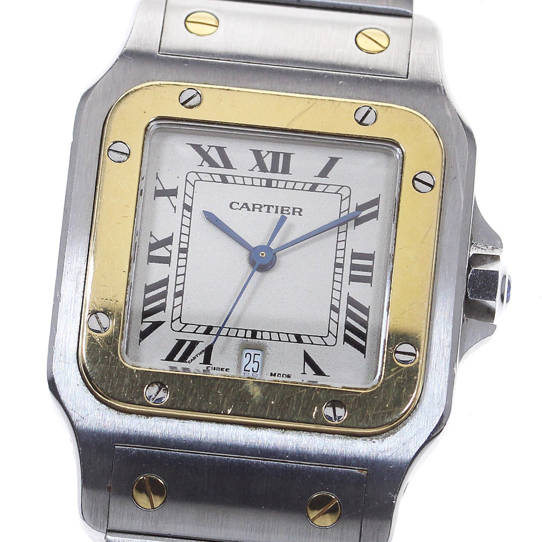 Cartier - ベルトジャンク カルティエ CARTIER W20011C4 サントスガルベLM コンビ クォーツ メンズ _844140