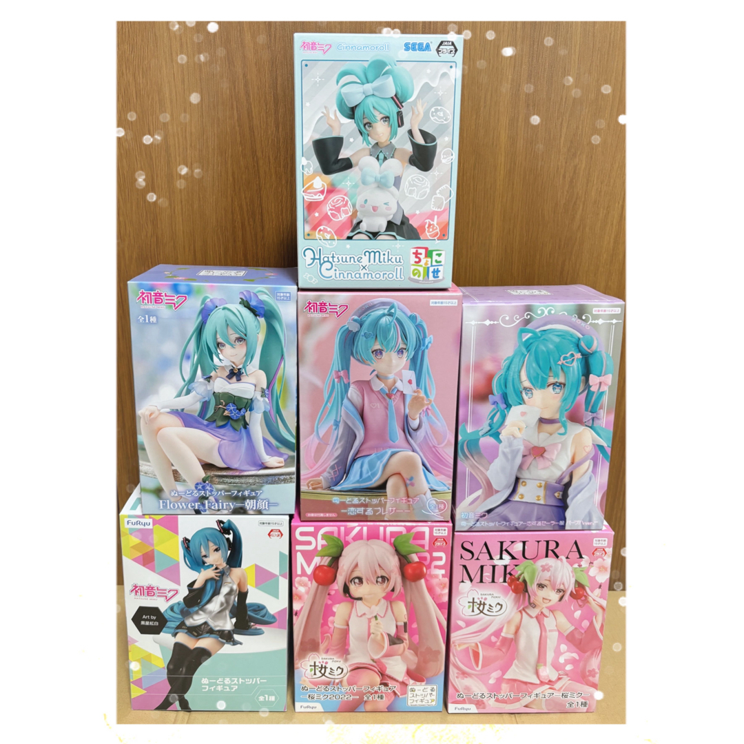 初音ミクフィギュア 7種 桜ミク シナモンミク フリュー エンタメ/ホビーのフィギュア(アニメ/ゲーム)の商品写真