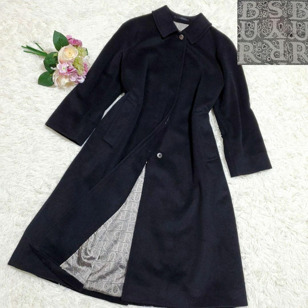 BURBERRY - 極美品 2XL バーバリー カシミヤ100 ロングコート 黒 BURBERRY - 極美品 2XL バーバリー カシミヤ100 ロングコート 黒
