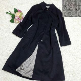 BURBERRY - 極美品 2XL バーバリー カシミヤ100 ロングコート 黒 BURBERRY - 極美品 2XL バーバリー カシミヤ100 ロングコート 黒