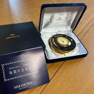 MIKIMOTO - ミキモト パール置き時計の通販 by koko's shop MIKIMOTO - ミキモト パール置き時計の通販 by koko's shop