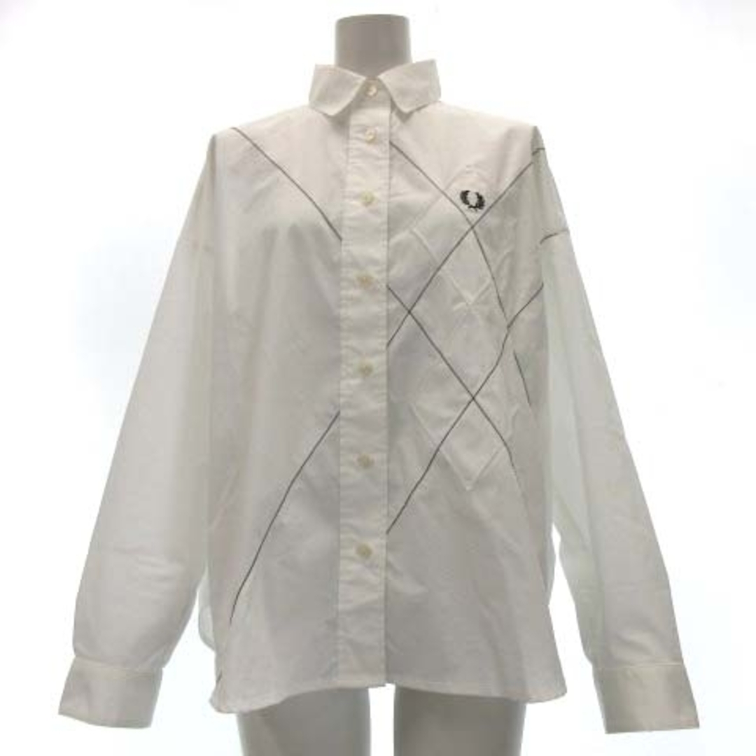 FRED PERRY - フレッドペリー シャツ ブラウス アーガイル ステッチ UK10 L位