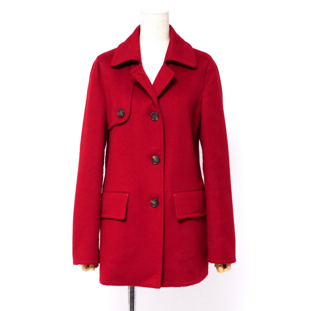 Loro Piana - ■美品■Loro Piana ロロピアーナ コート サイズ40 総カシミヤ ジャケット 赤 イタリア製 ブランド古着【中古】20241122/RA1968