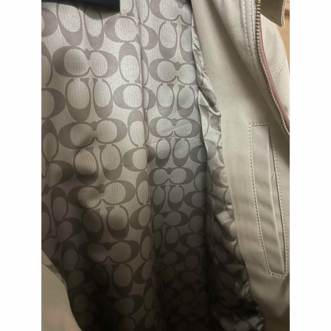 coach コーチ ベージュ ライト ウェイト コットン ジャケット CI507 coach コーチ ベージュ ライト ウェイト コットン ジャケット CI507