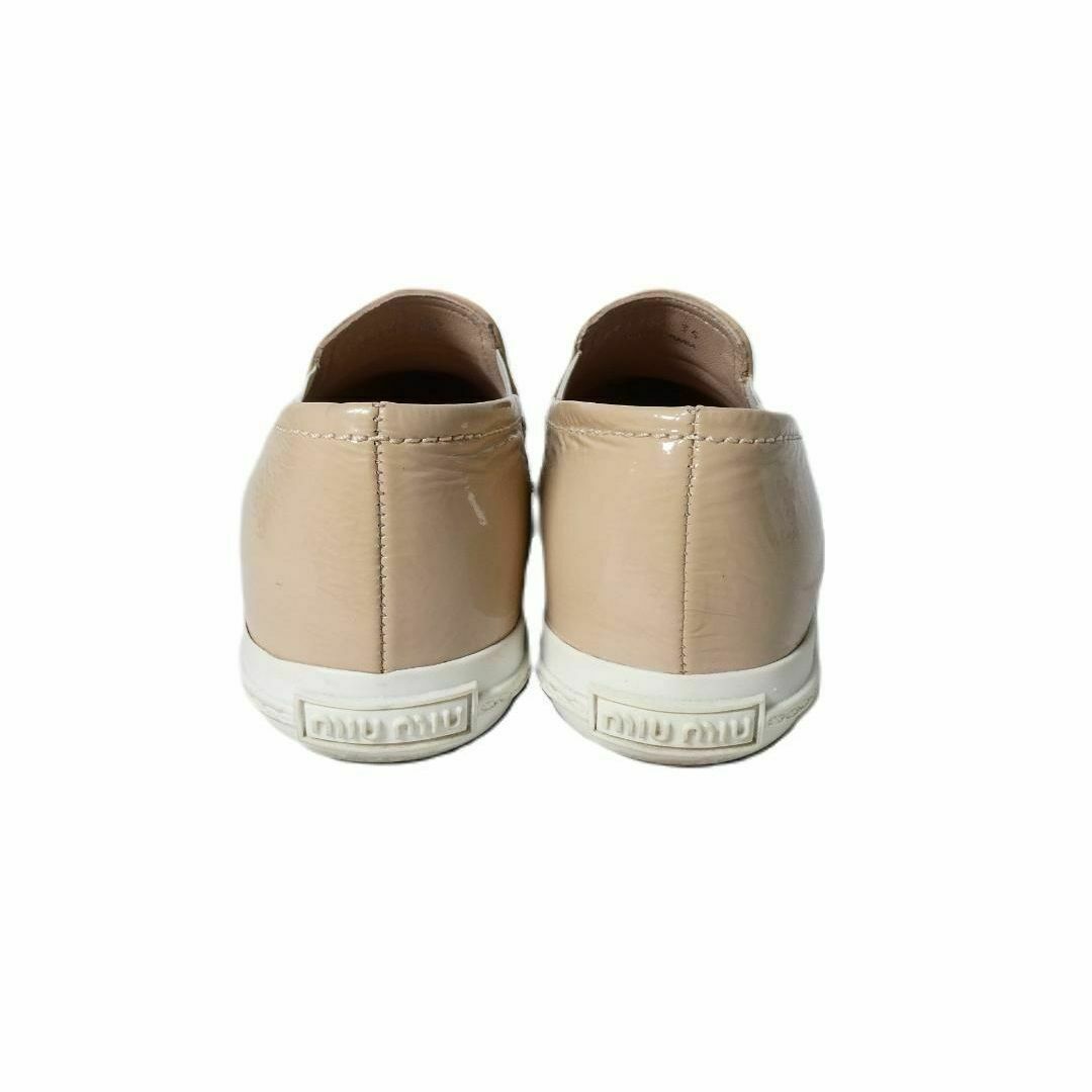 美品 MIU MIU ビジュー パテントレザー ローカット スニーカー 美品 MIU MIU ビジュー パテントレザー ローカット スニーカー
