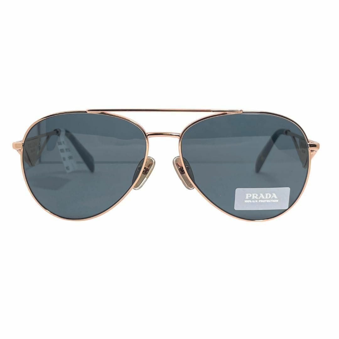 新品】PRADA プラダ サングラス ティアドロップ メタル 三角プレート 新品】PRADA プラダ サングラス ティアドロップ メタル 三角プレート